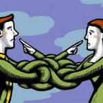 موضع تدافعی گرفتن،در رابطه